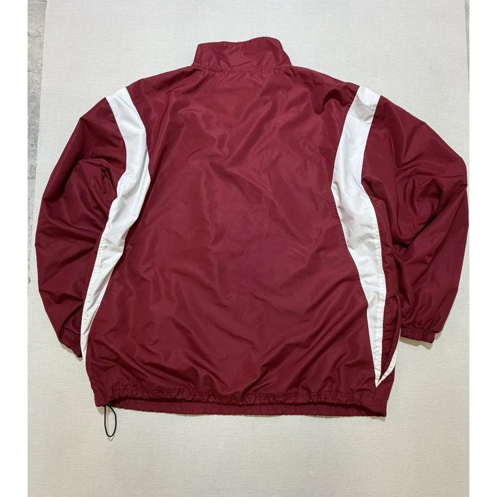 NCAA Alabama Crimson Tide 1/4 Zip Cord Pullover Windbreaker Jacket Men's Large